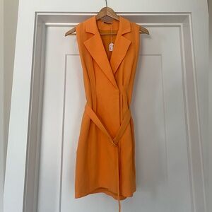 Amanda Uprichard Vibrant Orange Dress